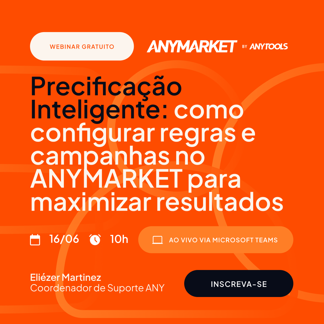 [Webinar Suporte] Precificação Inteligente como configurar regras e campanhas no ANYMARKET